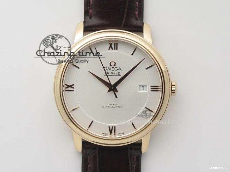 0402 De Ville Chronograph SS OMF 1:1 Best Edition Black Dial On SS Bracelet A Attractive 8150